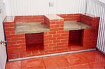Brickwork for Gas Barbecue
