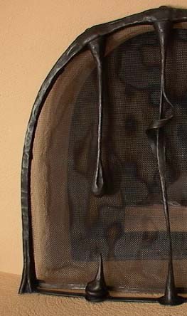 Fireplace screen